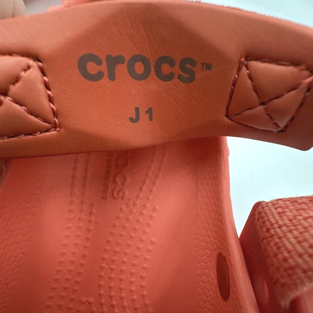 Salehe Bembury Crocs Pollex Clog Persimmon Kids 5+ Size J1 7 7/8″ 208600 C23